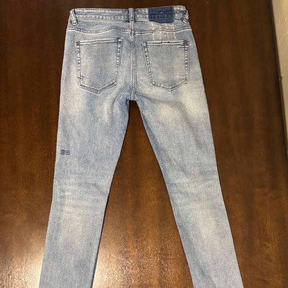 Kabuki Van winkle No Drama distressed denim size 30 tote bag bundle kith grunge - Picture 3 of 13